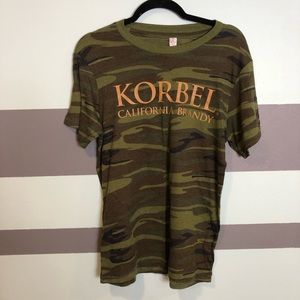 Korbel California Brandy Camouflage Graphic Tee